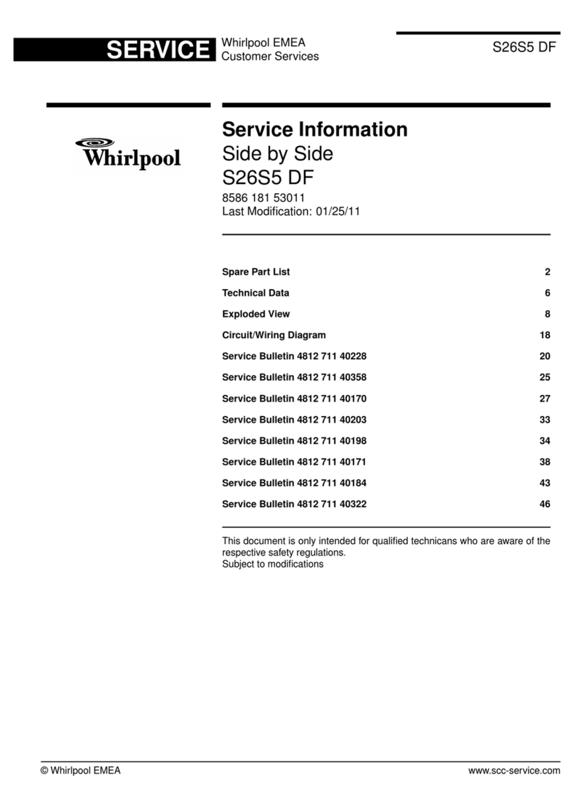 Whirlpool S26S5 DF Operating and installation instructions
