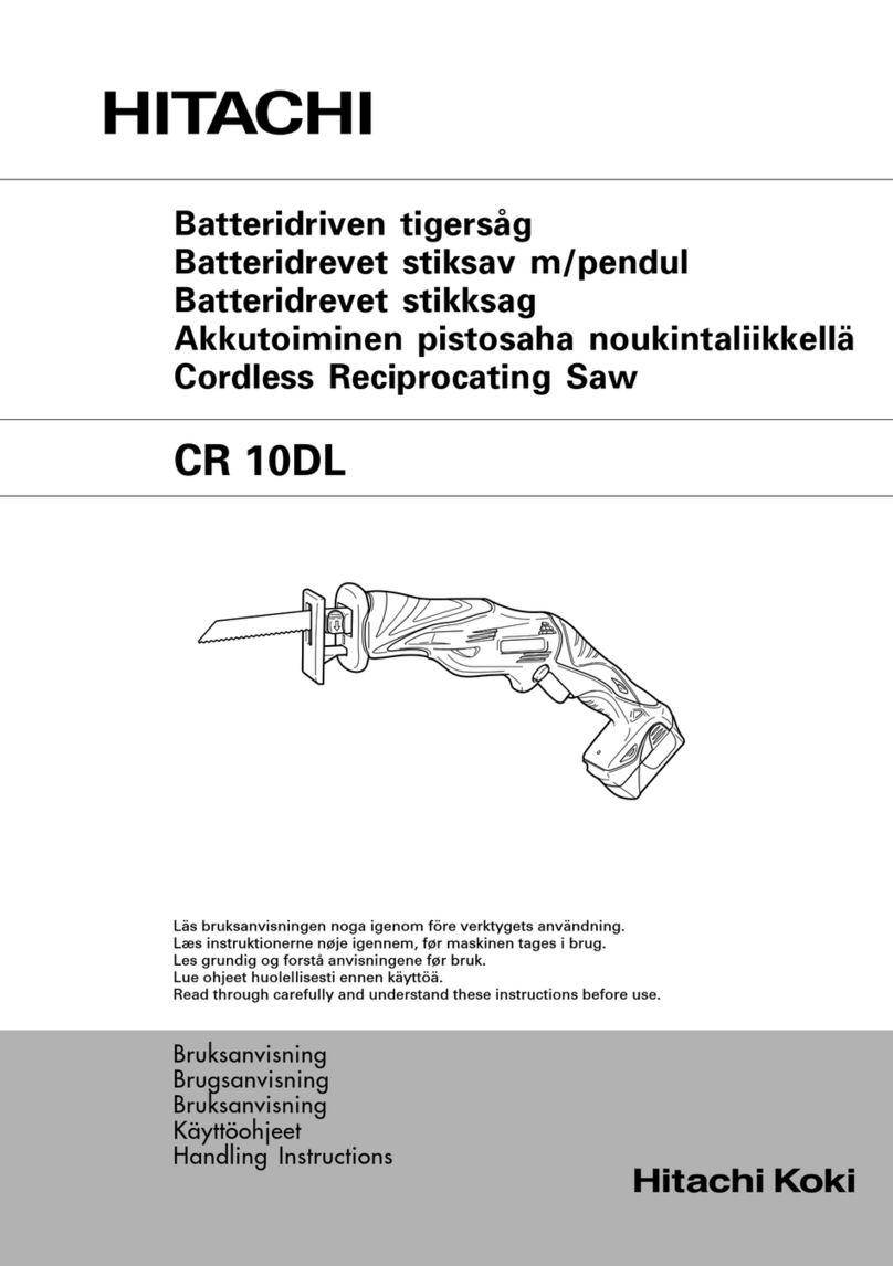 Hitachi CR 10DL User manual