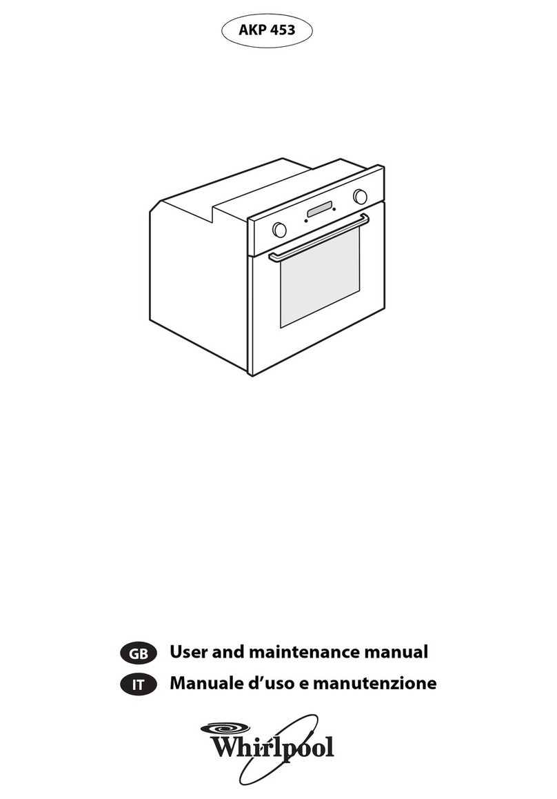 Whirlpool AKP 453 User and maintenance manual