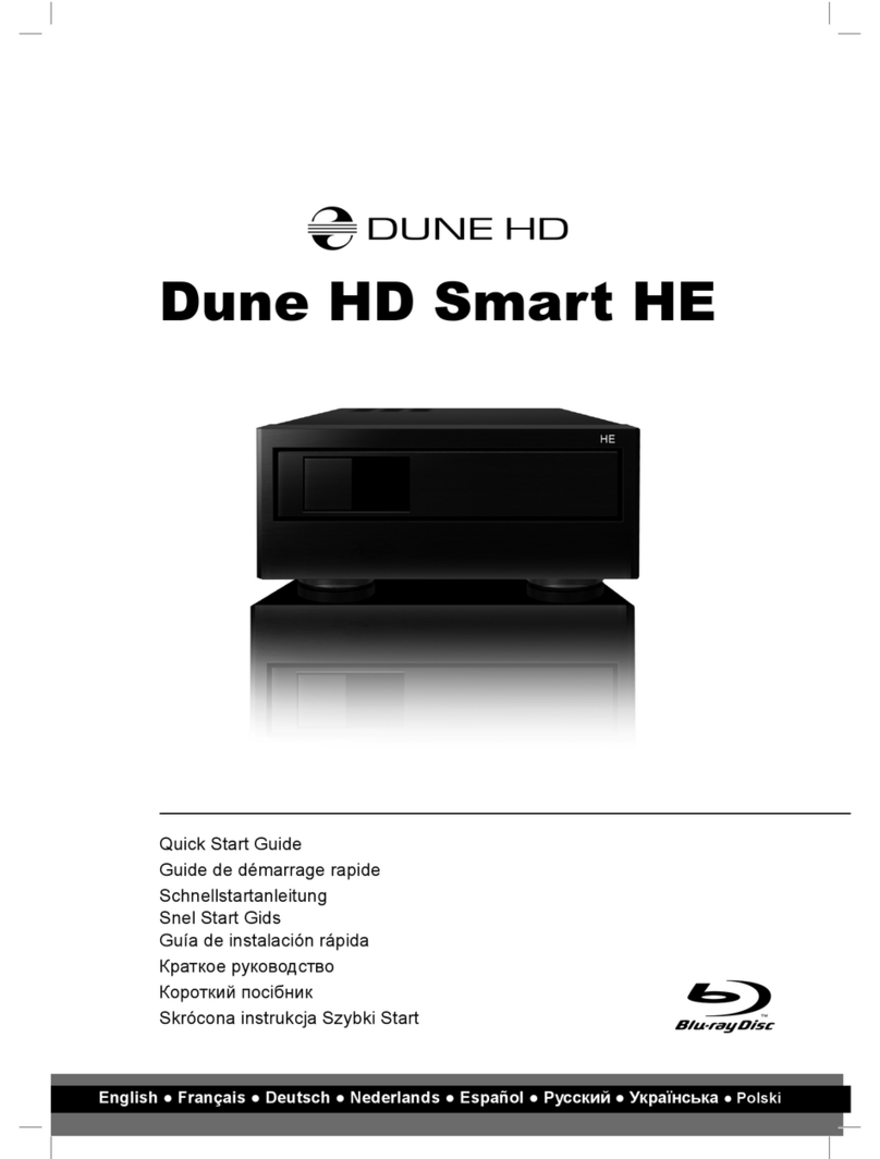 Dune HD Smart HE quick start guide