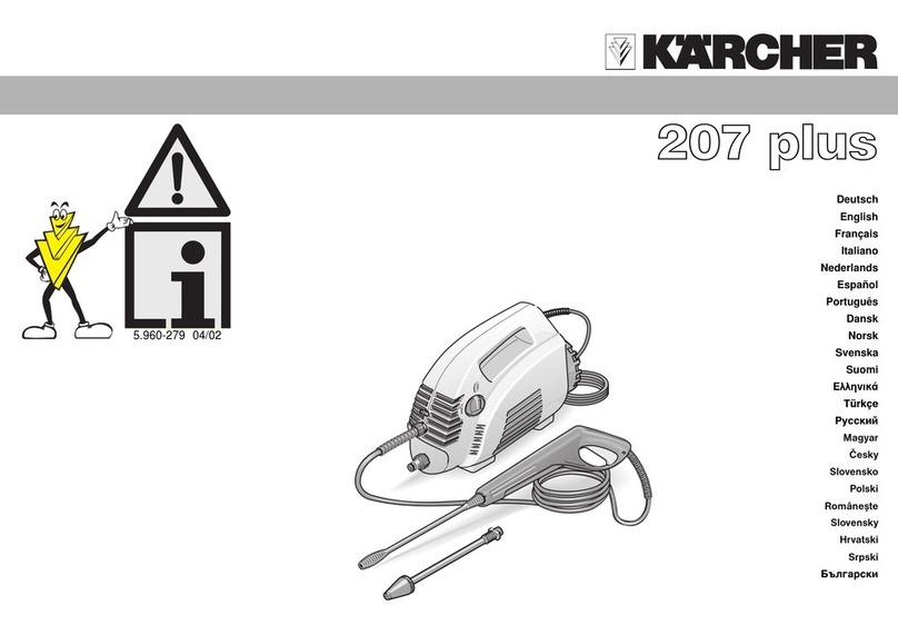 Kärcher 207 plus User manual