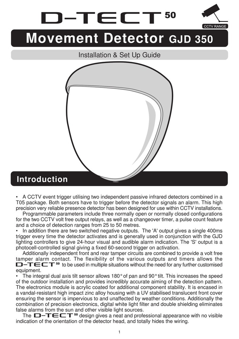 dtec GJD 350 Installation & setup guide