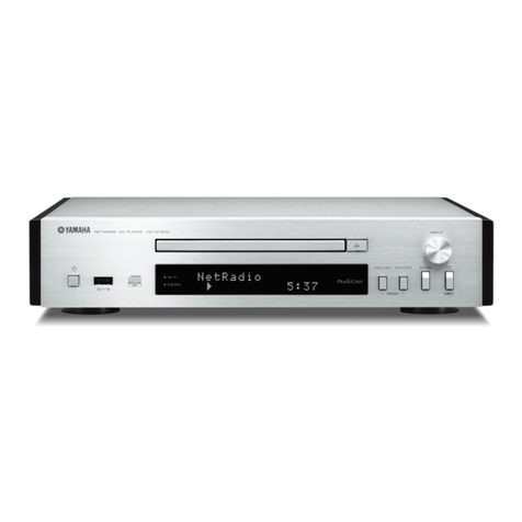 Yamaha Audio CD-NT670 owner's manual