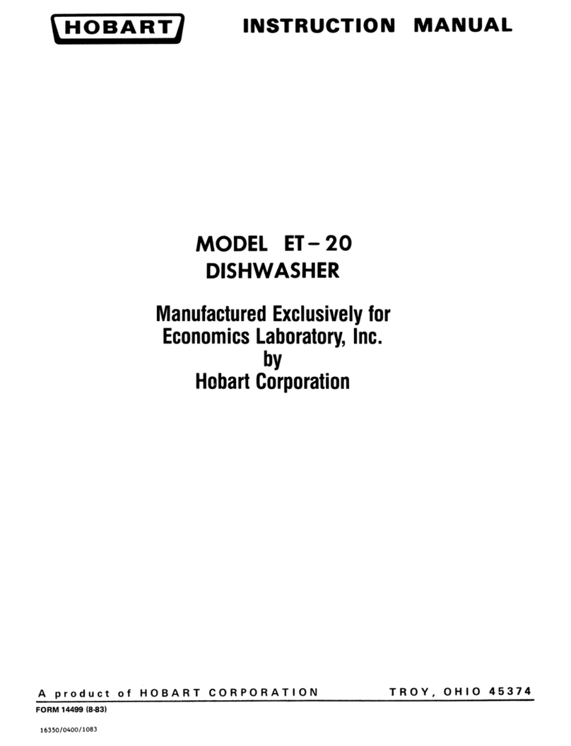 Hobart ET-20 User manual Hobart ET-20 User manual