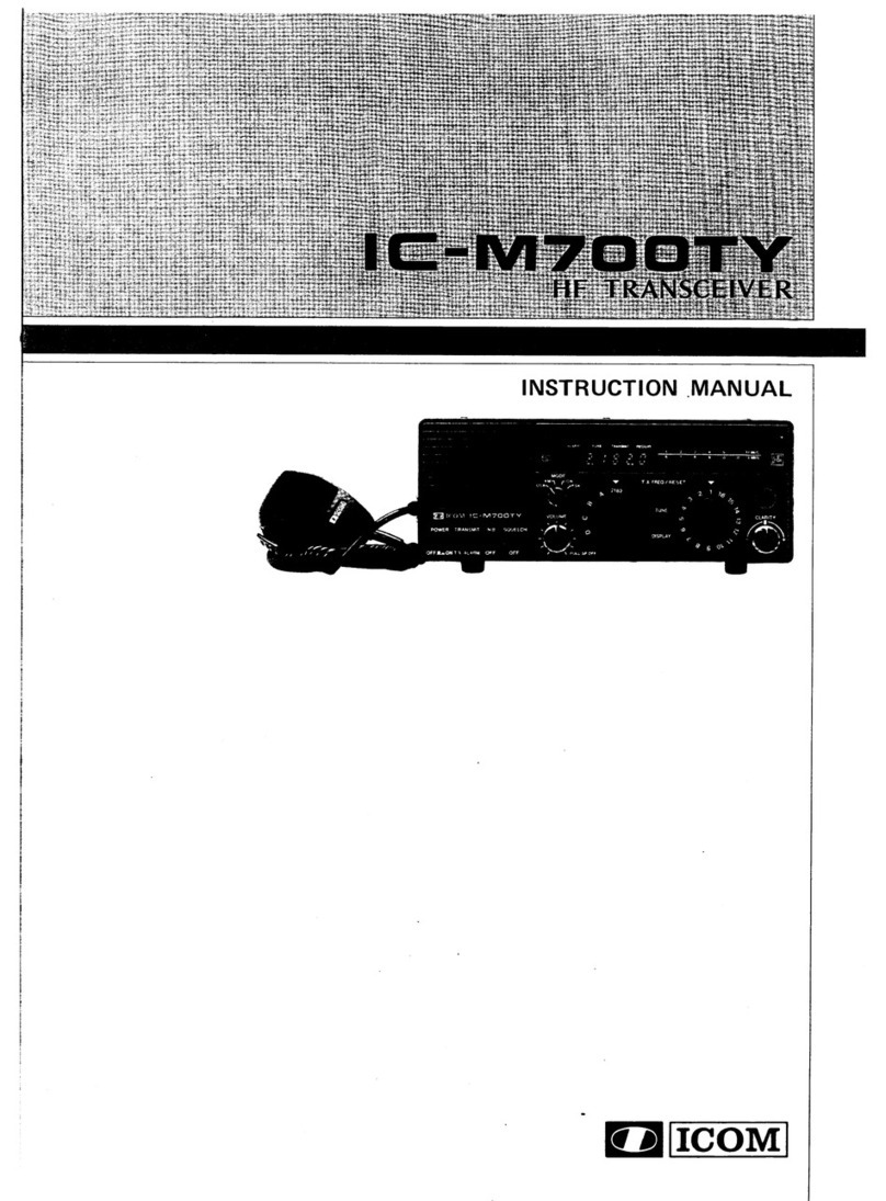 Icom IC-V700TY User manual