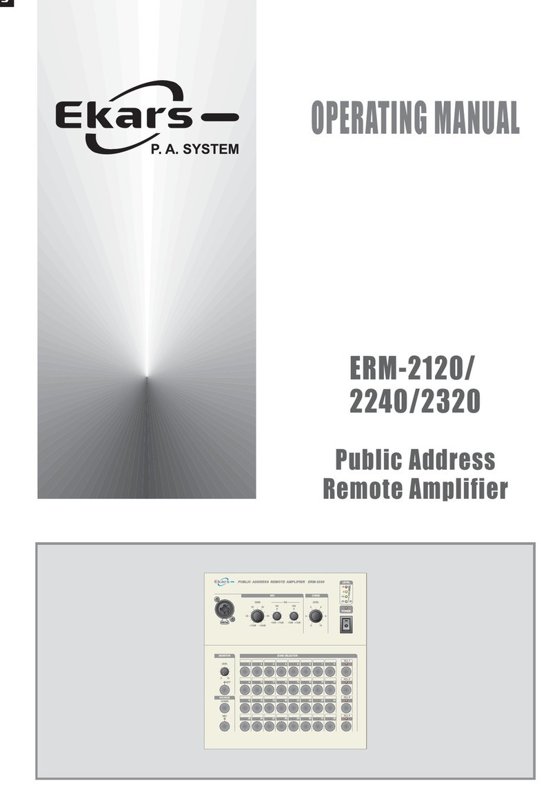 Ekars ERM-2120 operating manual