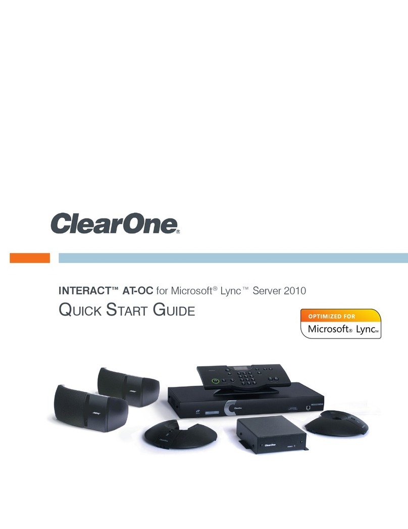 Clear One INTERACT AT-OC User manual