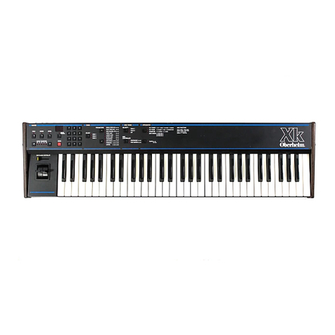 Oberheim XK owner's manual