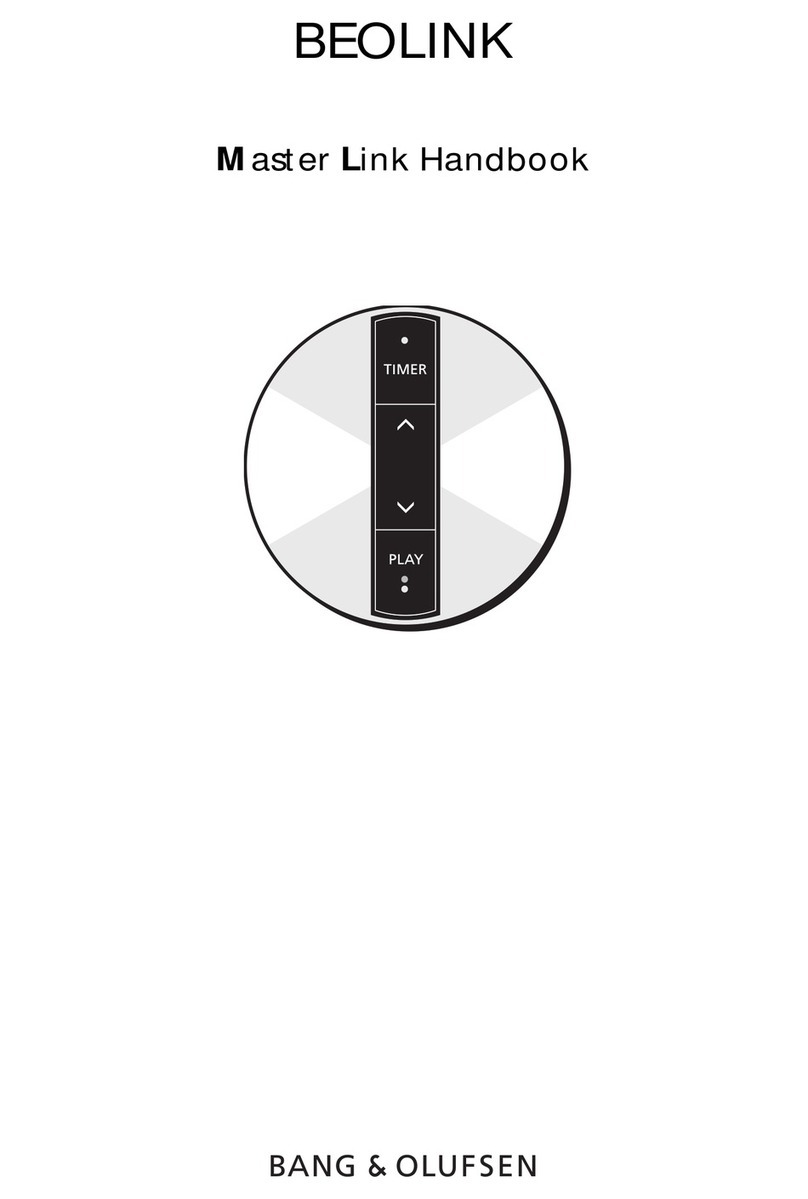 Bang & Olufsen BEOLINK VIDEO Handbook
