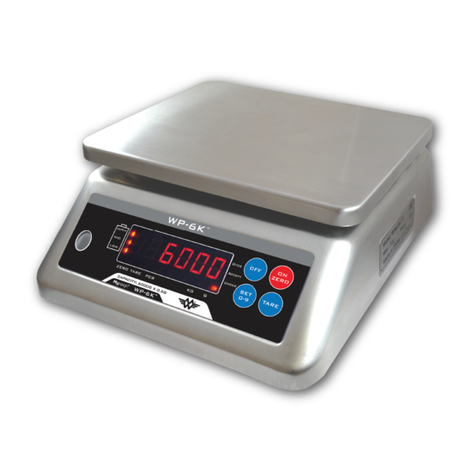 My Weigh WP6K user manual