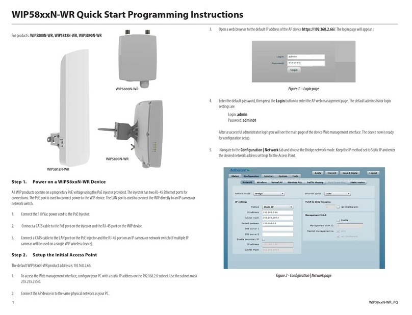 Super Circuits WIP5800N-WR Quick start programming instructions Super Circuits WIP5800N-WR Quick start programming instructions