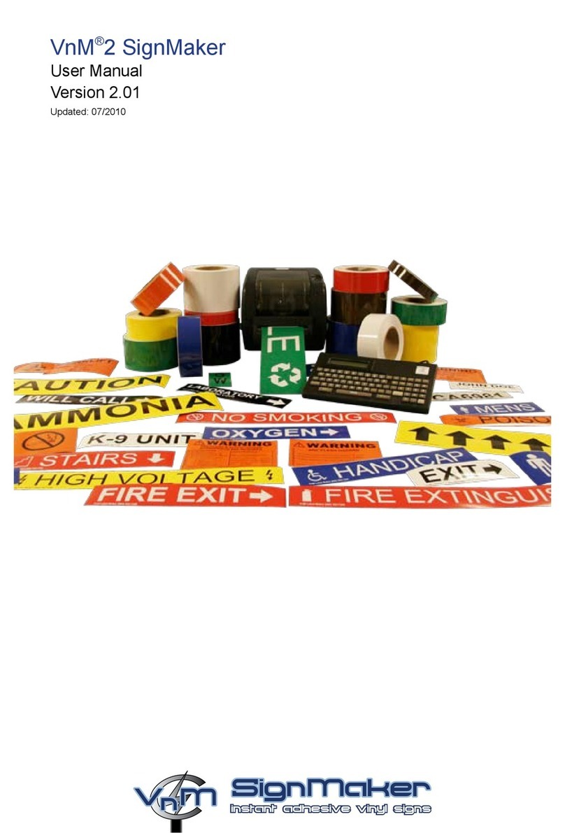 Cobra VnM2 SignMaker user manual
