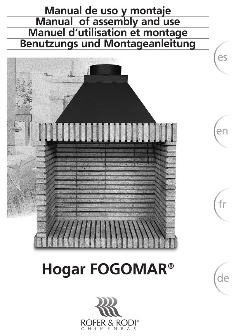 Rofer & Rodi Hogar FOGOMAR Assembly and use manual Rofer & Rodi Hogar FOGOMAR Assembly and use manual