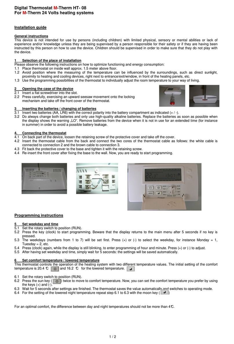 M-Therm HT-08 installation guide