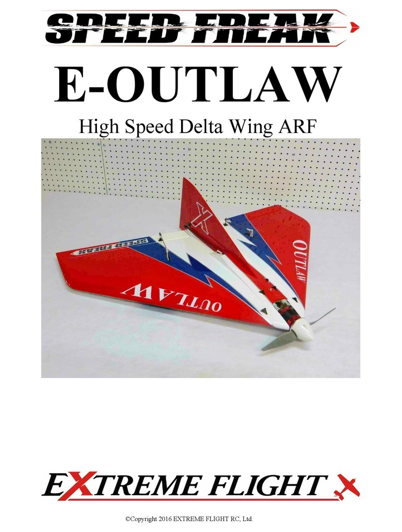 Extreme Flight RC Speed Freak E-Outlaw instruction manual