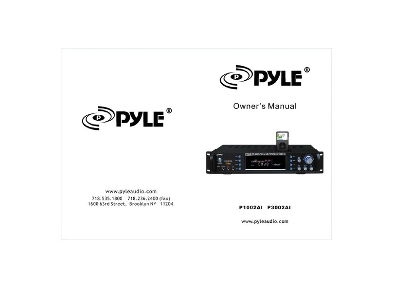 Pyle P1002AI User manual