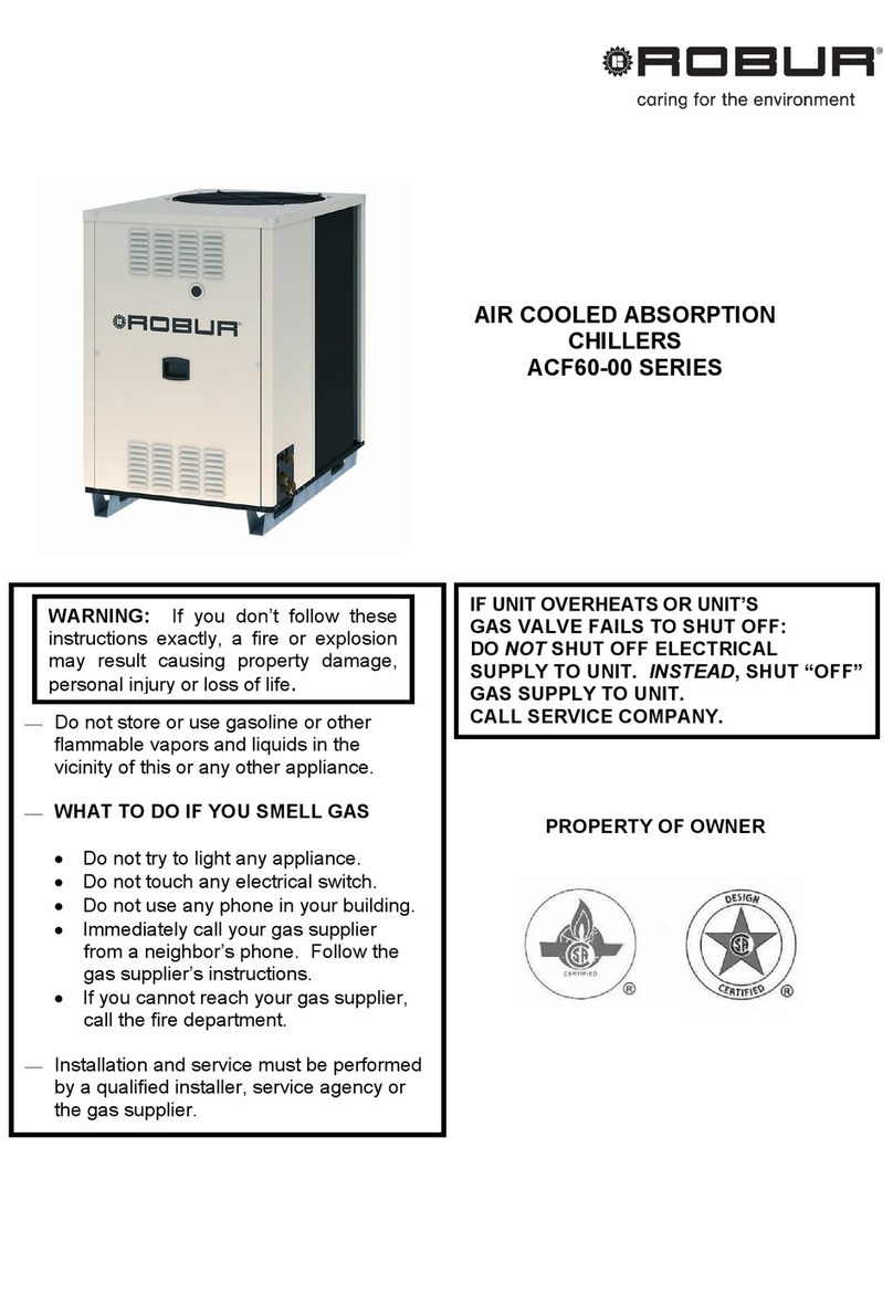 Robur ACF60-00 Series user manual