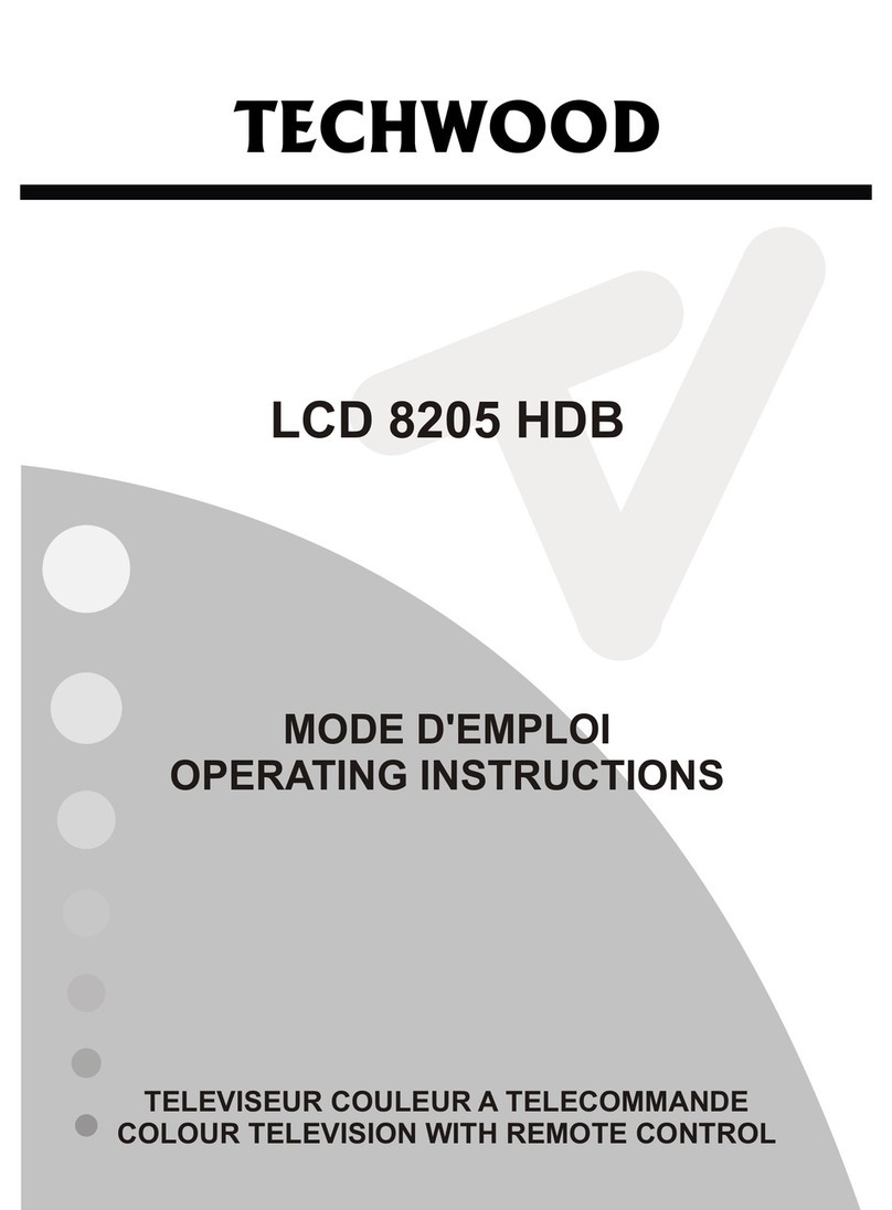 TECHWOOD LCD 8205 HDB User manual TECHWOOD LCD 8205 HDB User manual