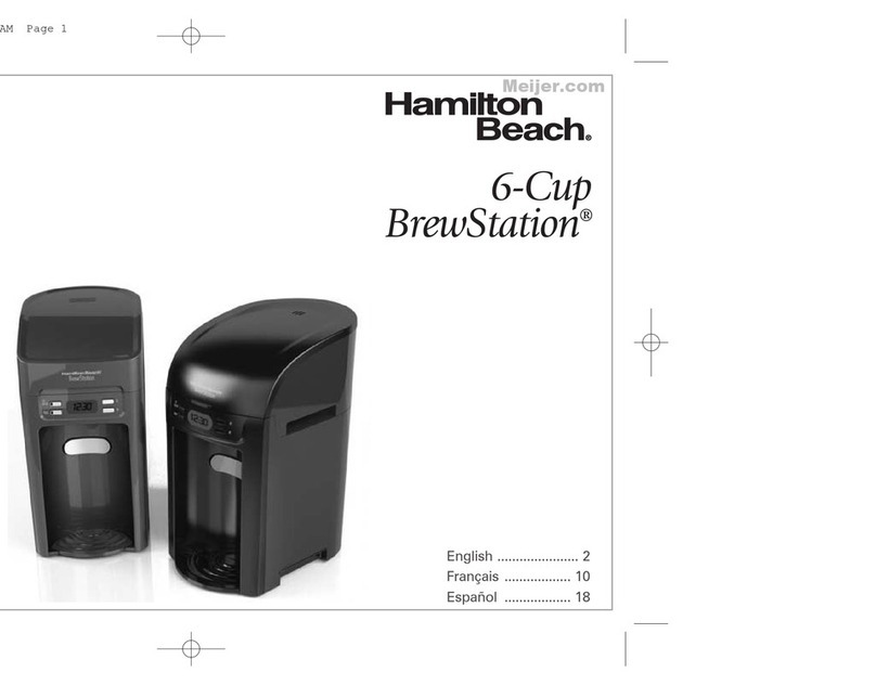 Hamilton Beach BrewStation instructions