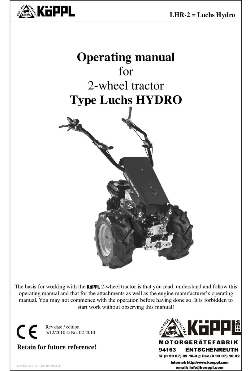 Koeppl Luchs HYDRO LHR-2 operating manual