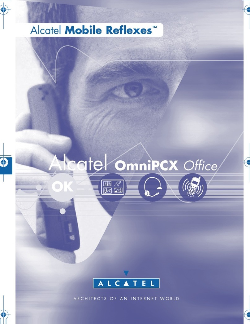 Alcatel Mobile Reflexes PWT 4073 User manual