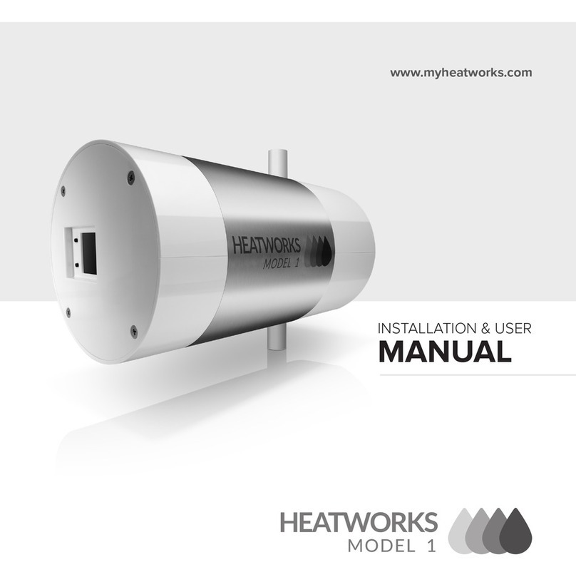 Heatworks model 1 Installation and user manual