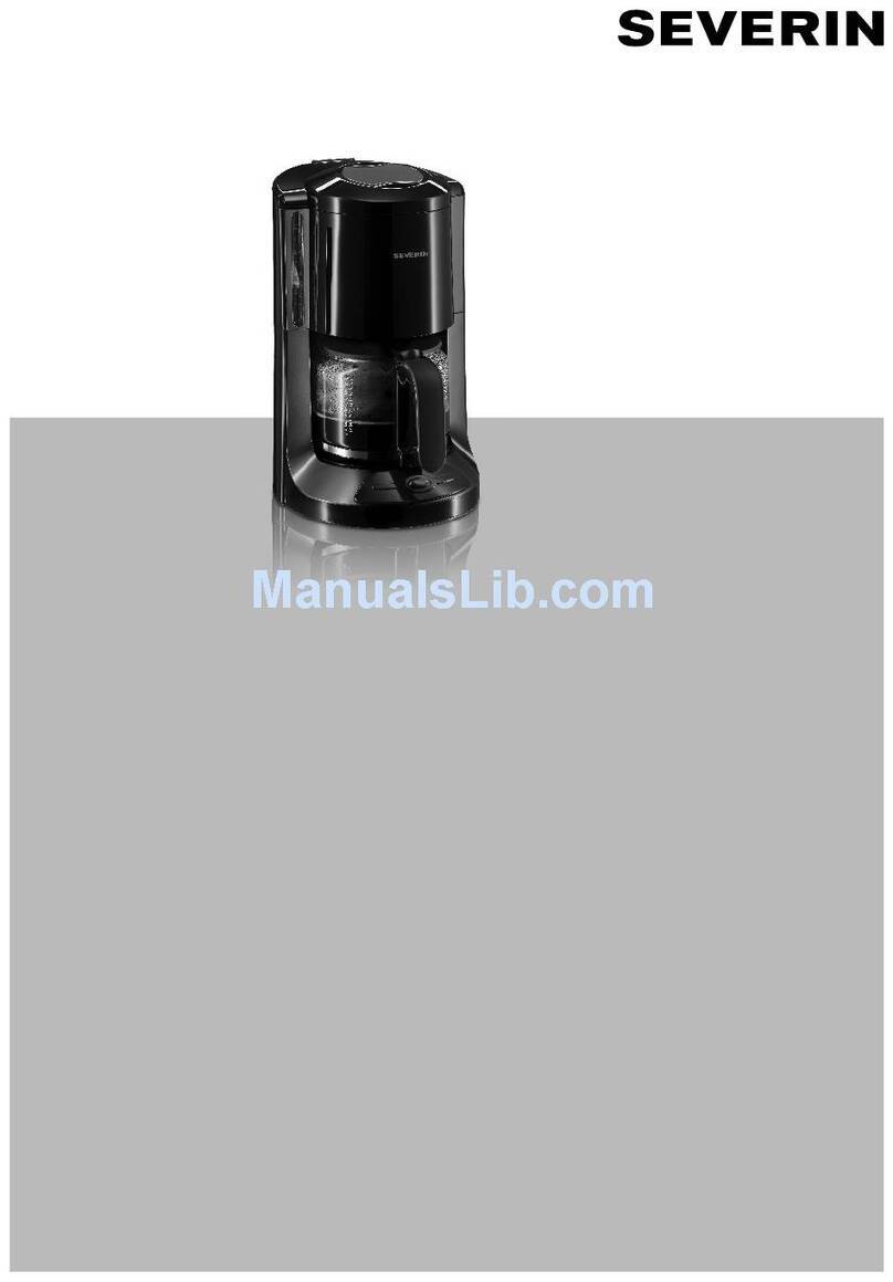 SEVERIN KAFFEEAUTOMAT KA 4156 - Instructions for use SEVERIN KAFFEEAUTOMAT KA 4156 - Instructions for use