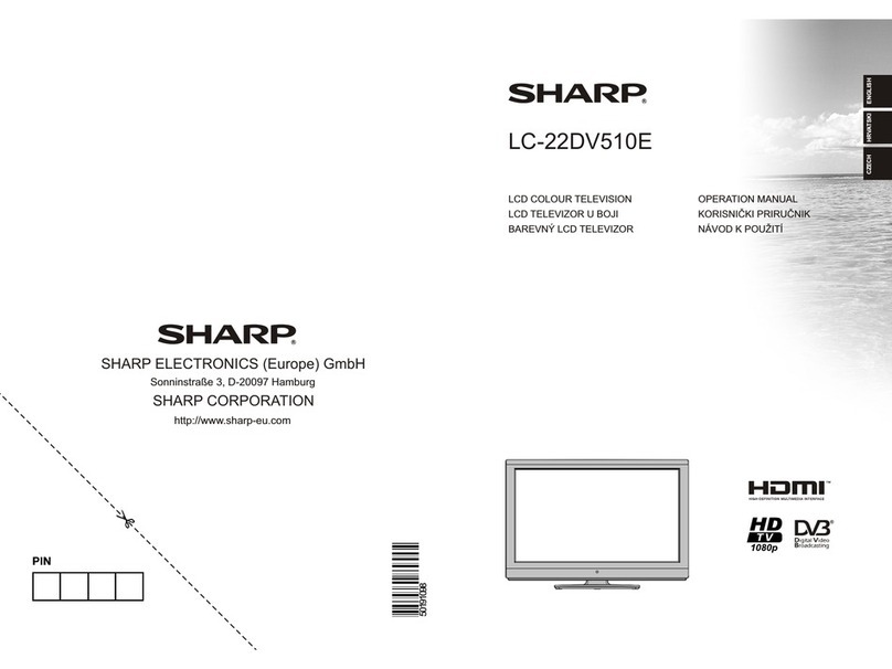 Sharp LC-22DV510E User manual