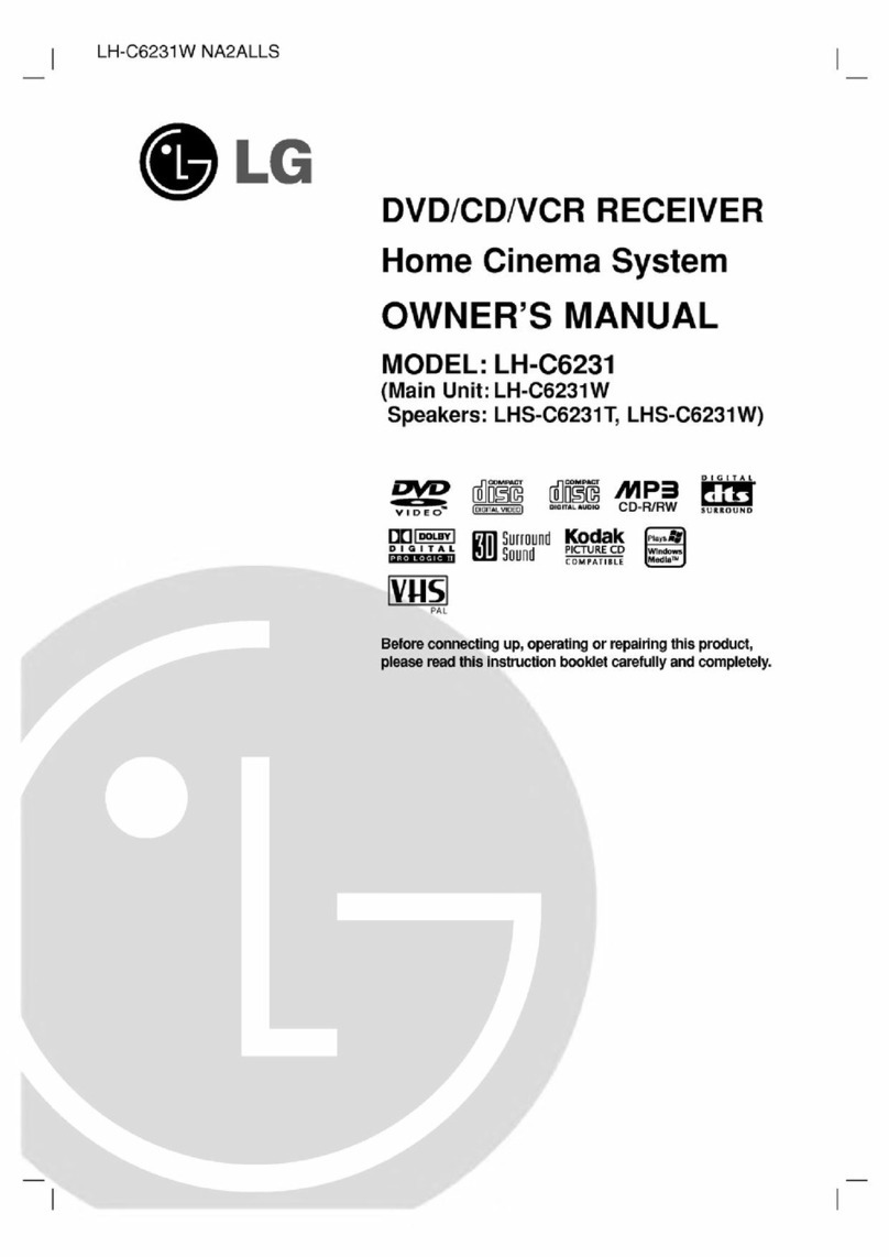 LG LH-C6231 owner's manual