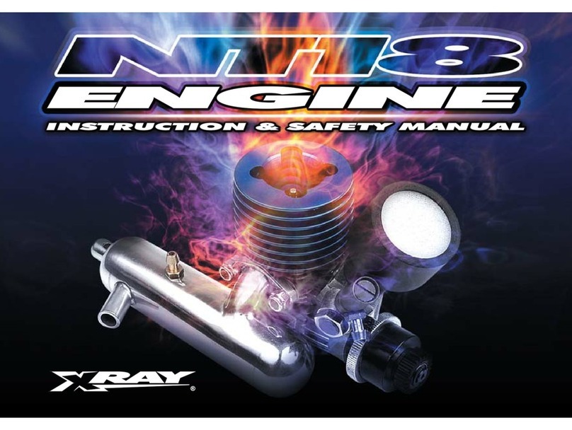 Xray NT18 0.8cc Instruction and safety manual