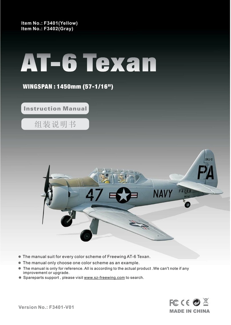 Freewing AT-6 Texan User manual Freewing AT-6 Texan User manual