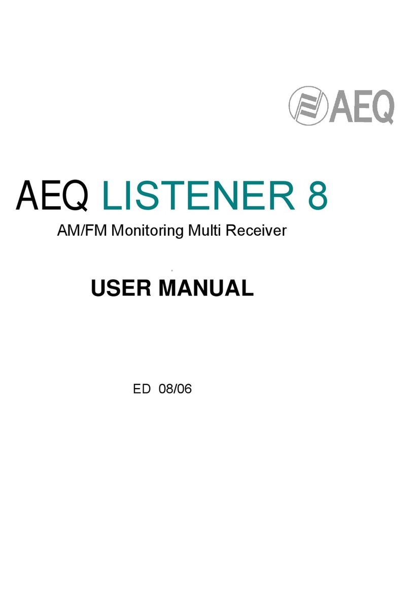 AEQ LISTENER 8 user manual