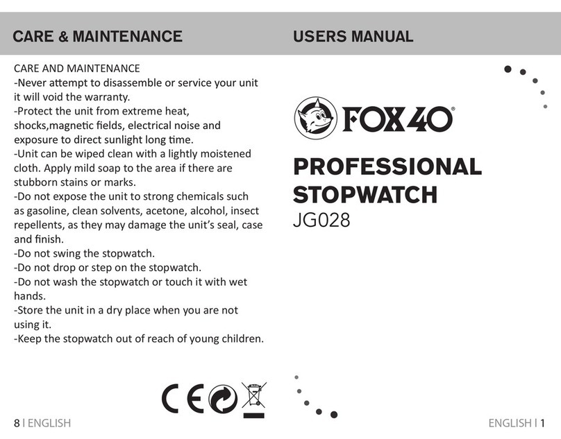 Fox 40 JG028 user manual