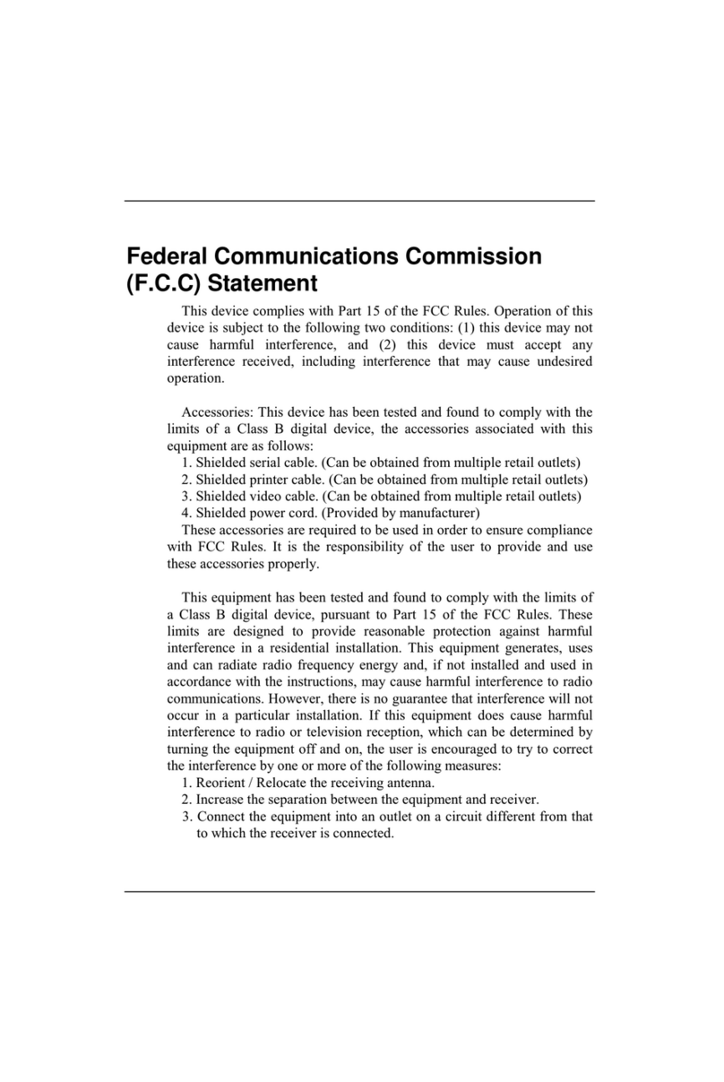 Biostar M6VCF User manual