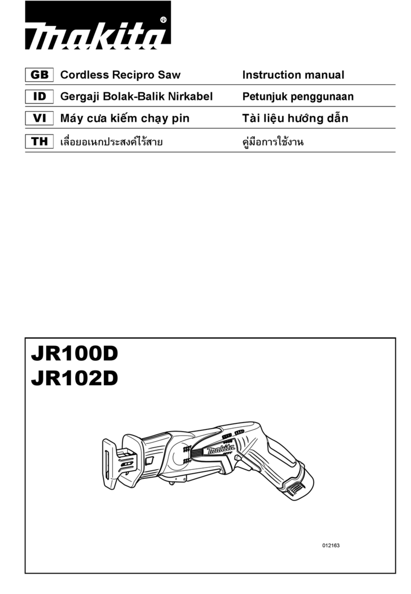 Makita JR100D User manual Makita JR100D User manual