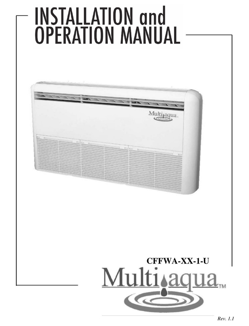 Multiaqua CFFWA-XX-1-U User manual