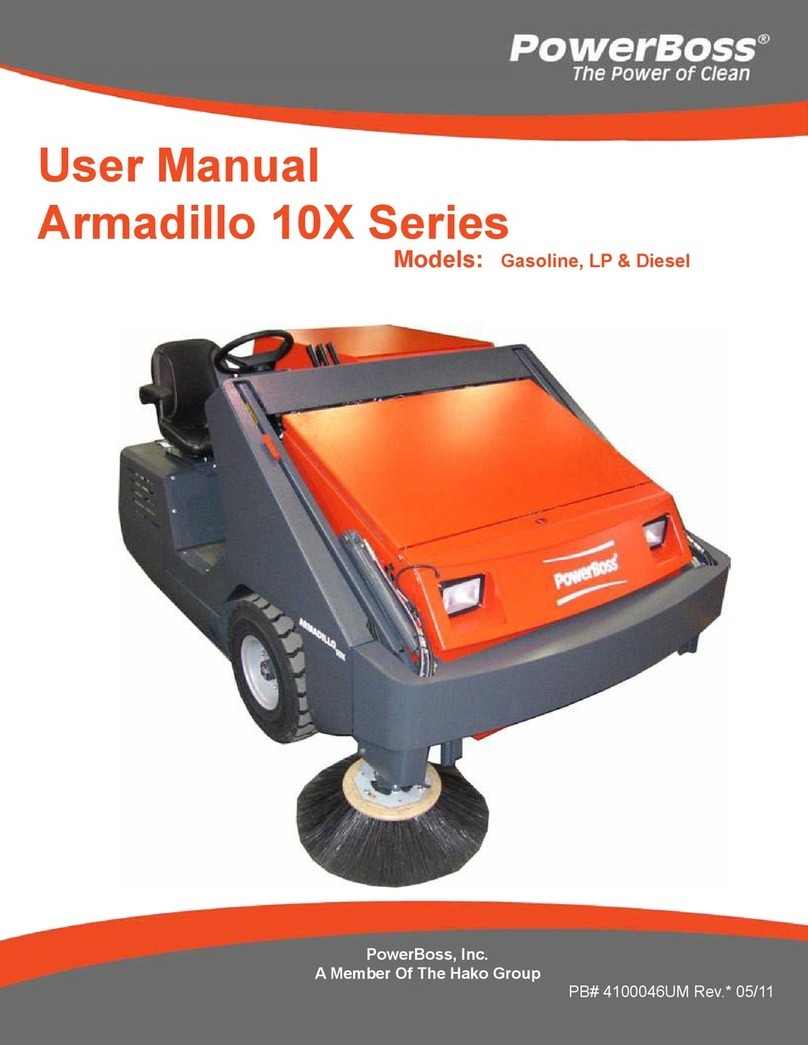 PowerBoss armadillo 10x series User manual
