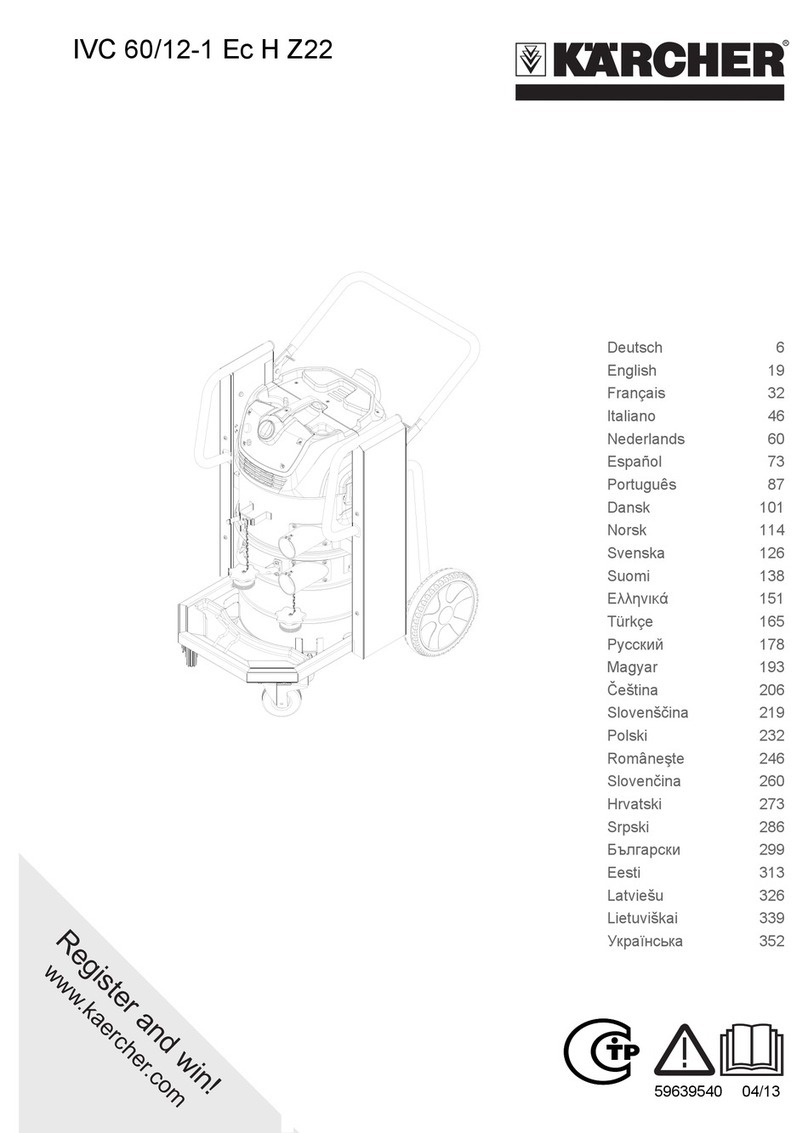Kärcher IVC 60/12-1 Ec H Z22 manual