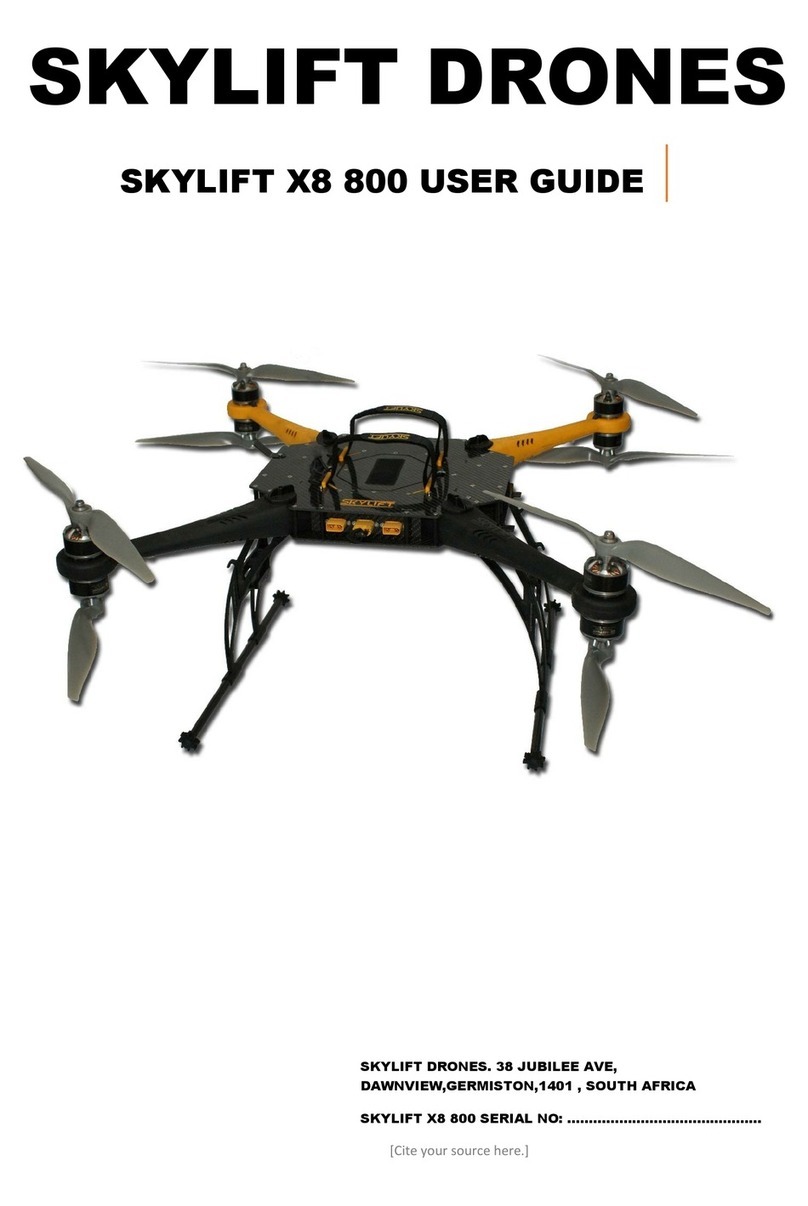 Skylift Drones X8 800 User manual