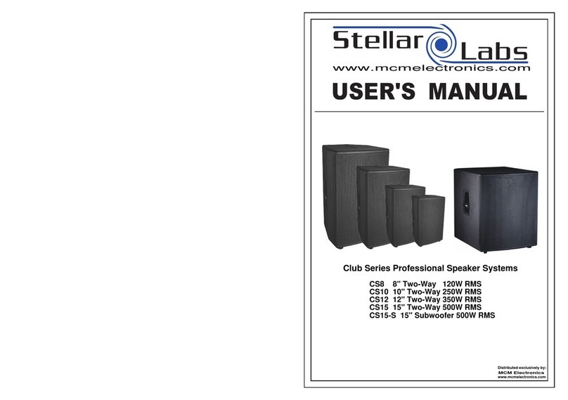 stellar labs CS8 User manual