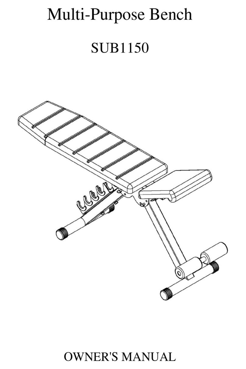 BH FITNESS SUB1150 owner's manual