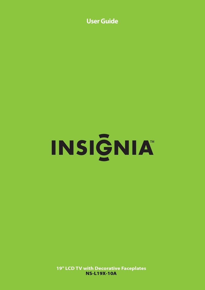 Insignia NS-L19X-10A - 19" LCD TV User manual