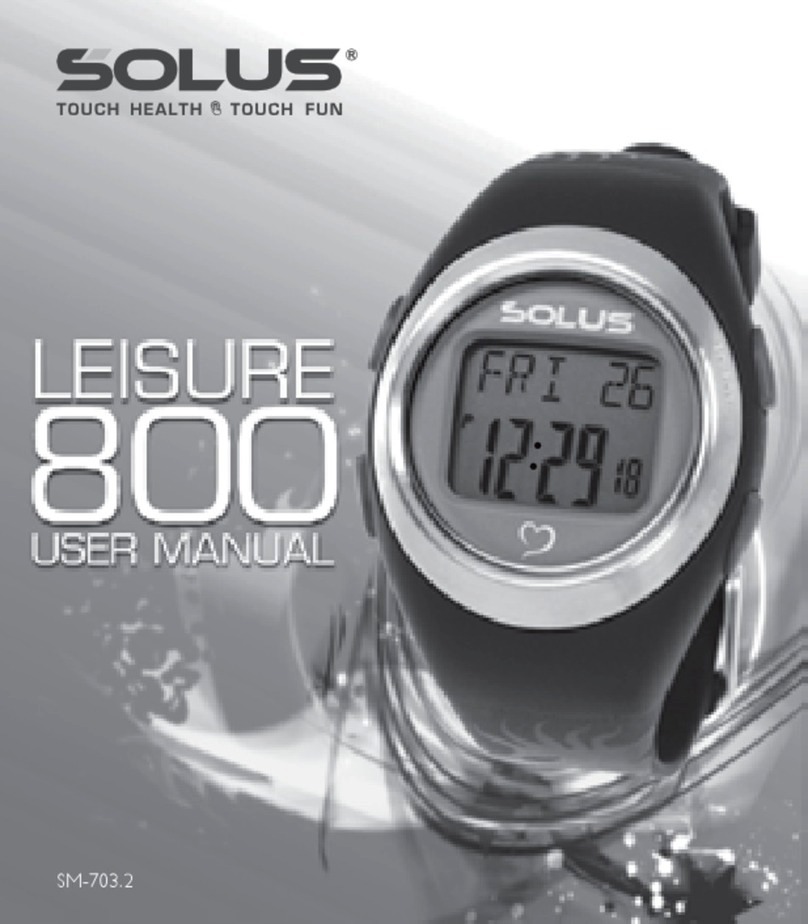 Solus Leisure 800 user manual