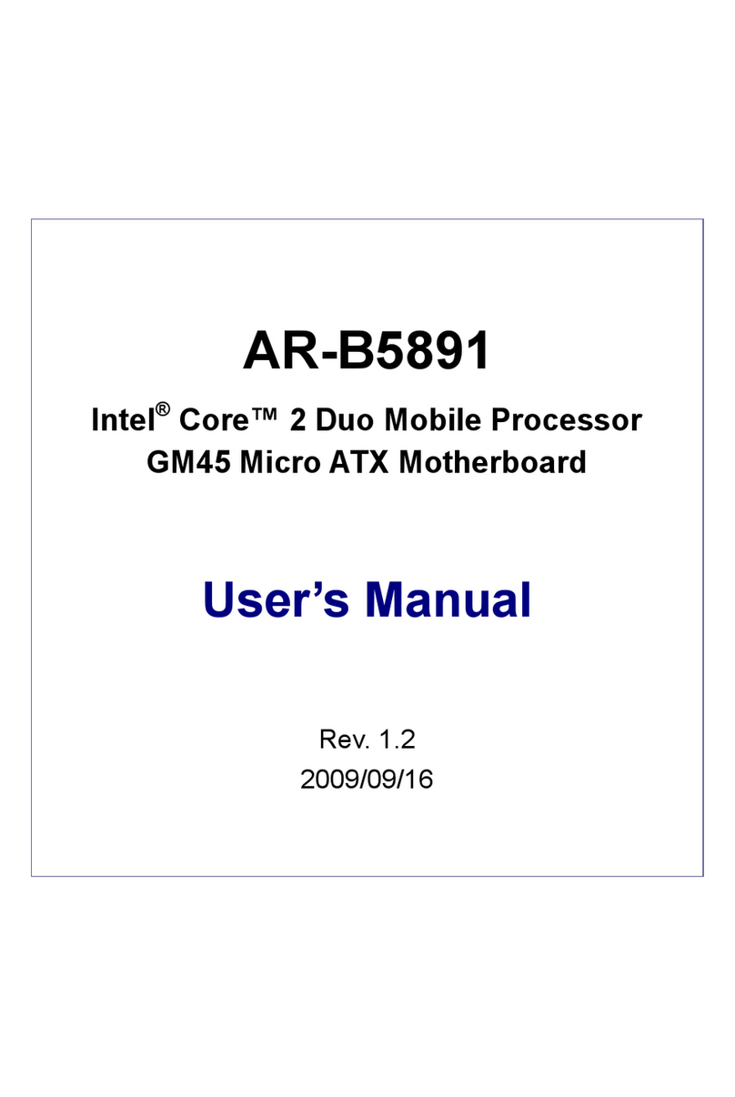 Acrosser Technology AR-B5891 User manual
