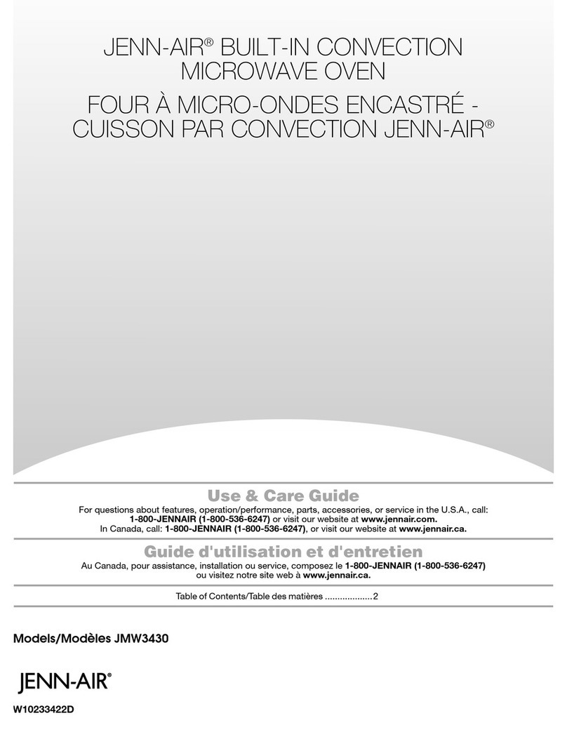 Jenn-Air JMW3430 Use & care guide