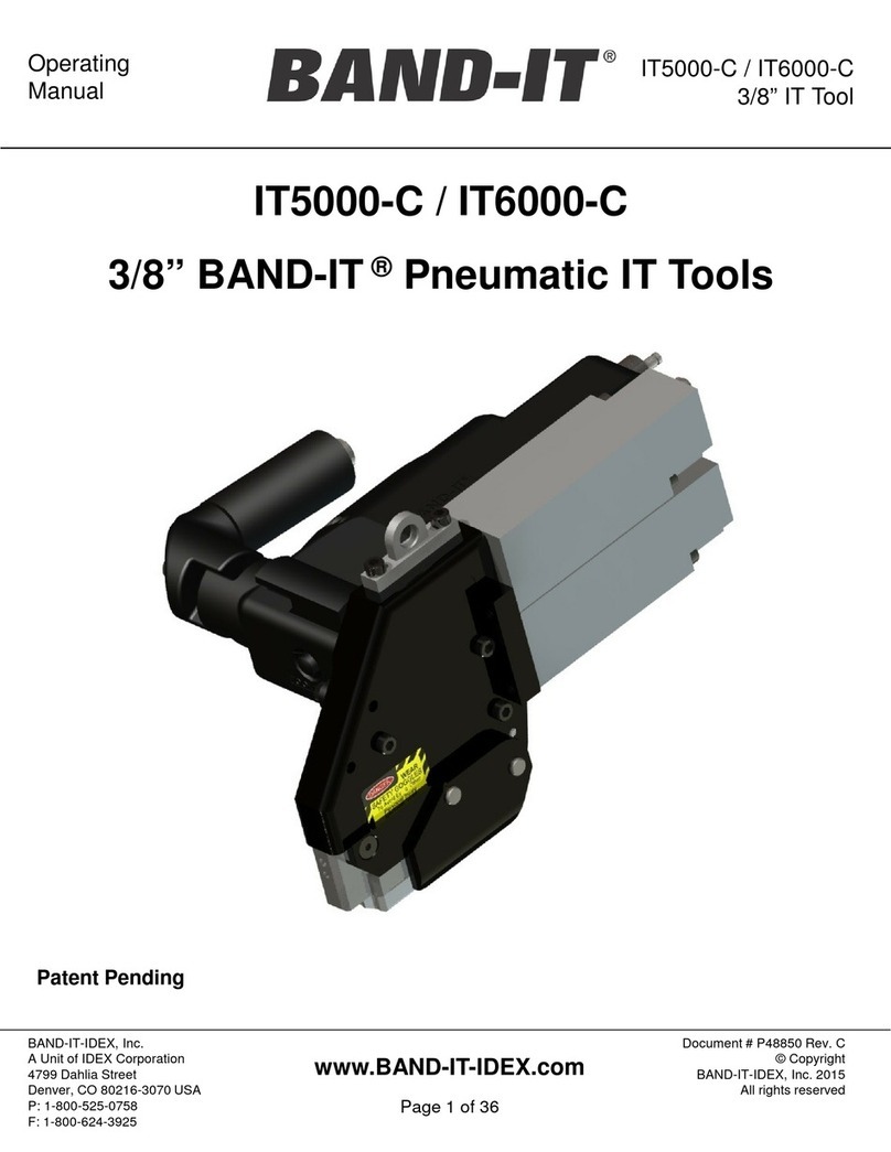 Band-it IT5000-C operating manual