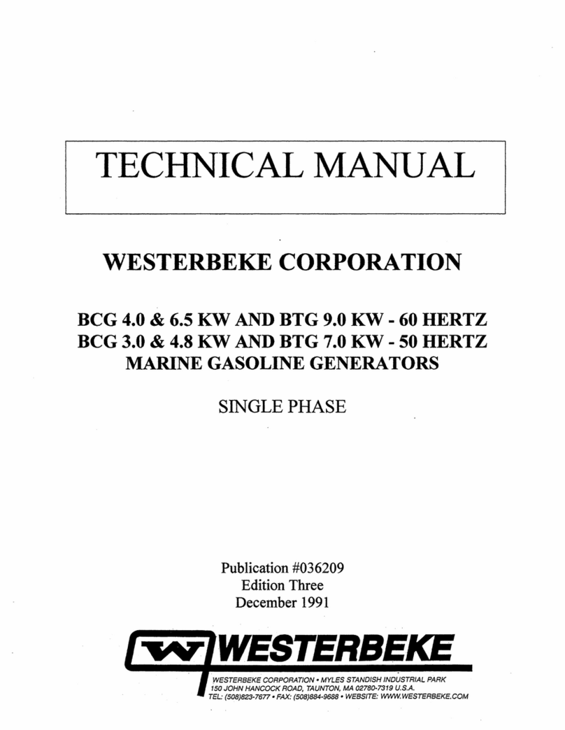 Westerbeke 9.0 BCG User manual