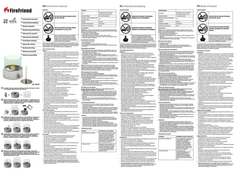 FireFriend DF-6507 instruction manual FireFriend DF-6507 instruction manual