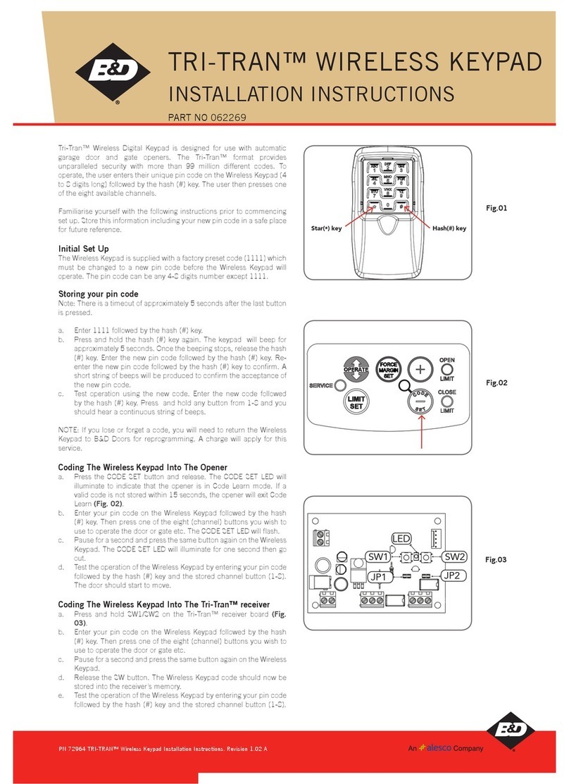 B&D tri-tran 062269 User manual