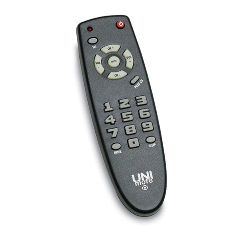 UNI mote URC105 instruction manual
